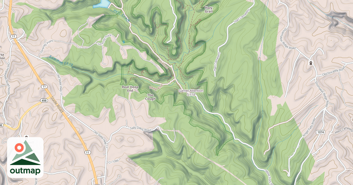 Map of Garner Attention