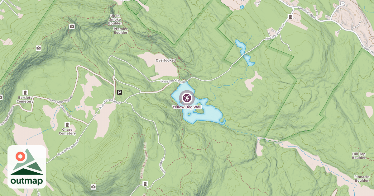 Map of Yellow Dog Wall