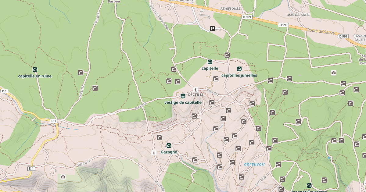Map preview of vestige de capitelle