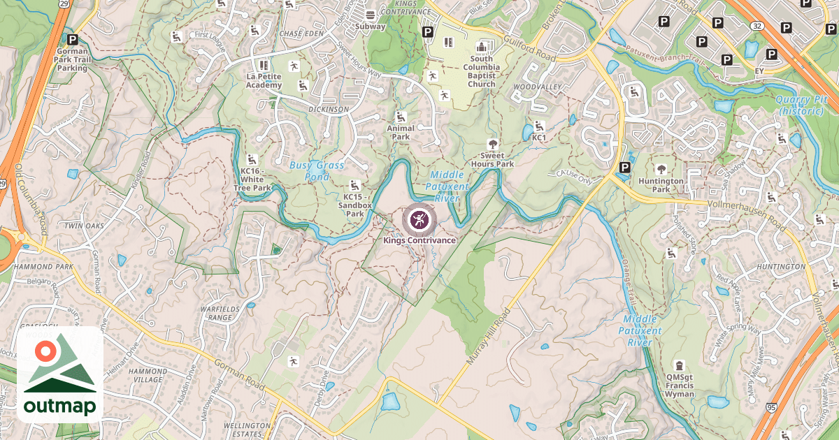 Map of Kings Contrivance