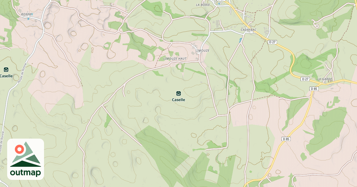 Map of Caselle