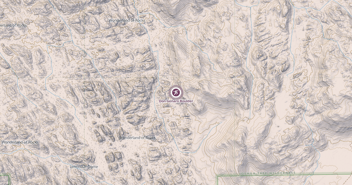 Map preview of Don Genaro Boulder