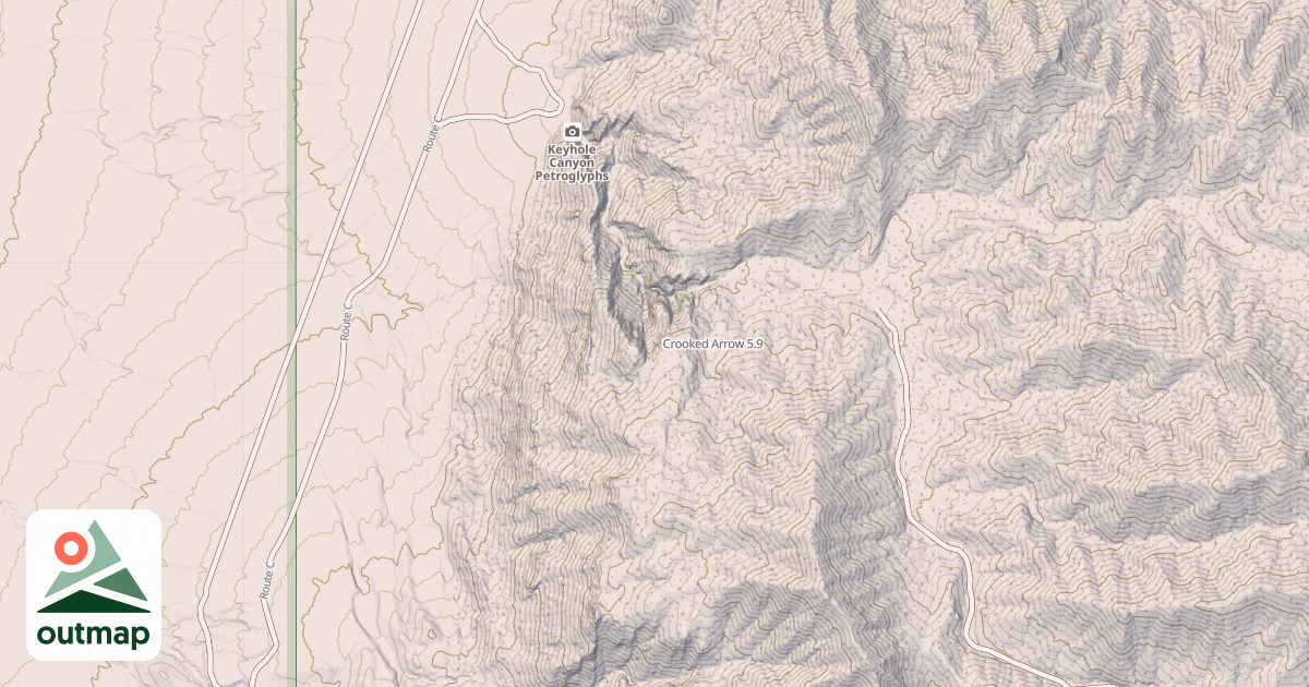 Map of Crooked Arrow