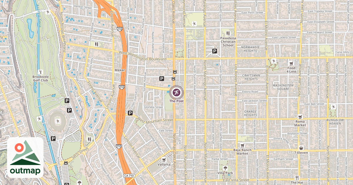 Map of The Post
