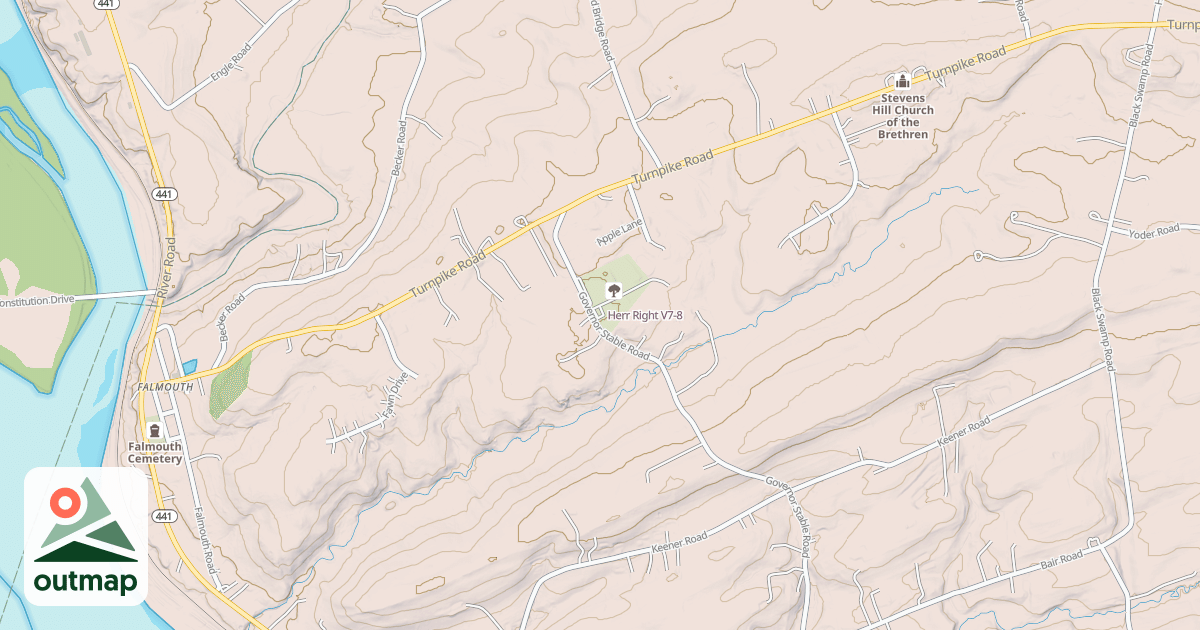 Map of Herr Right