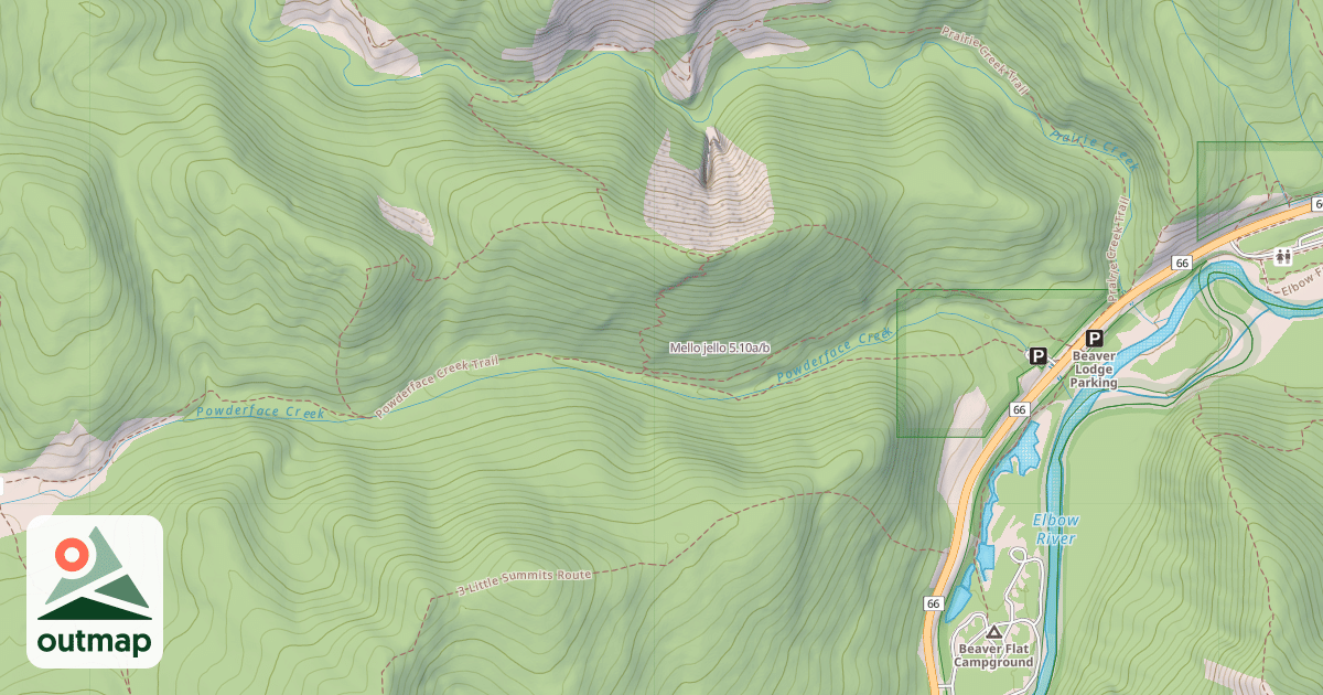 Map of Mello jello