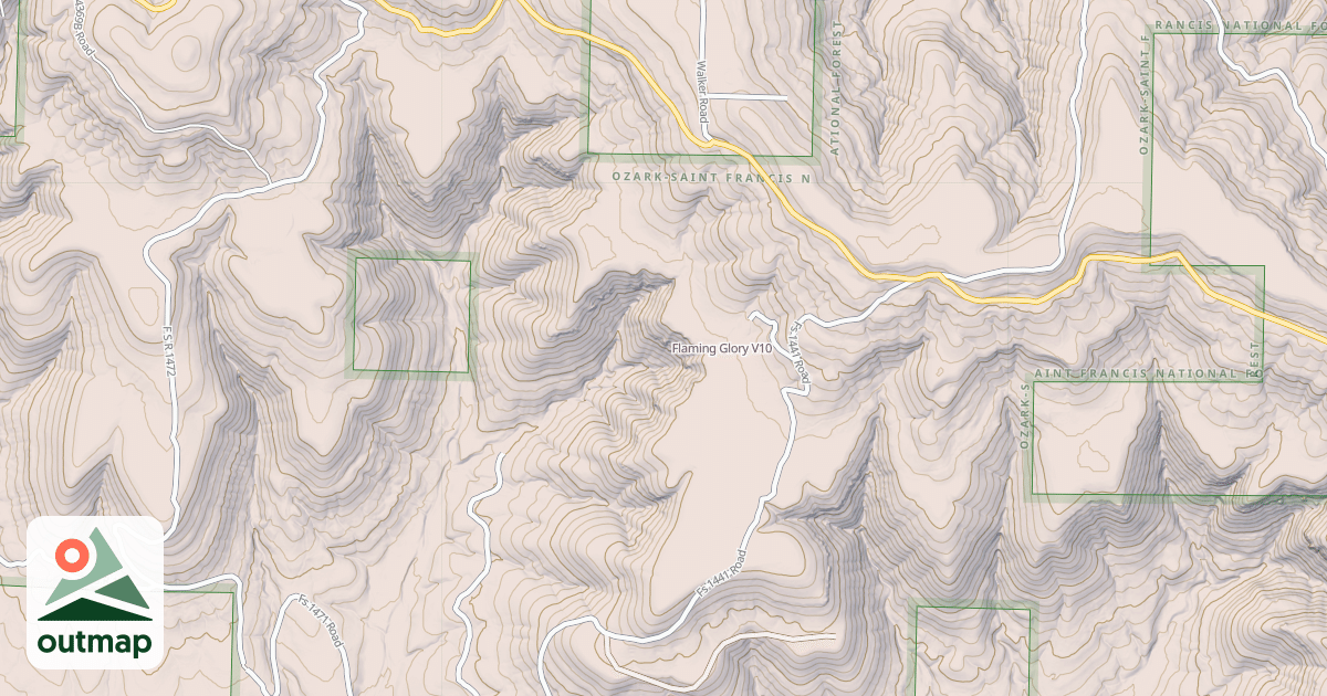 Map of Flaming Glory