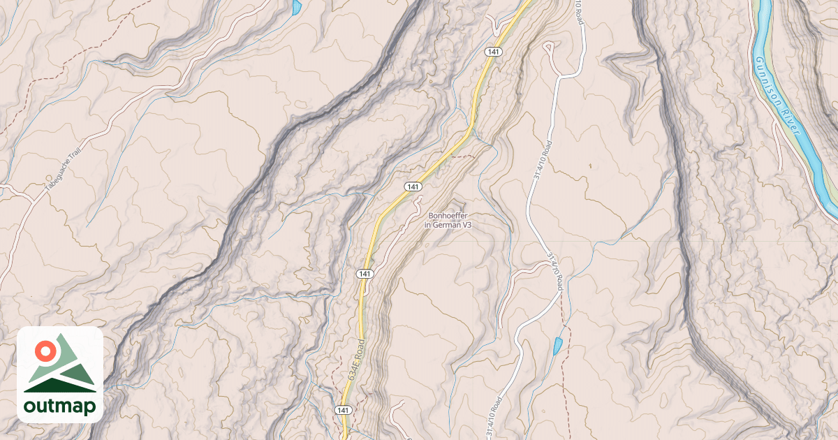 Map of Bonhoeffer in German