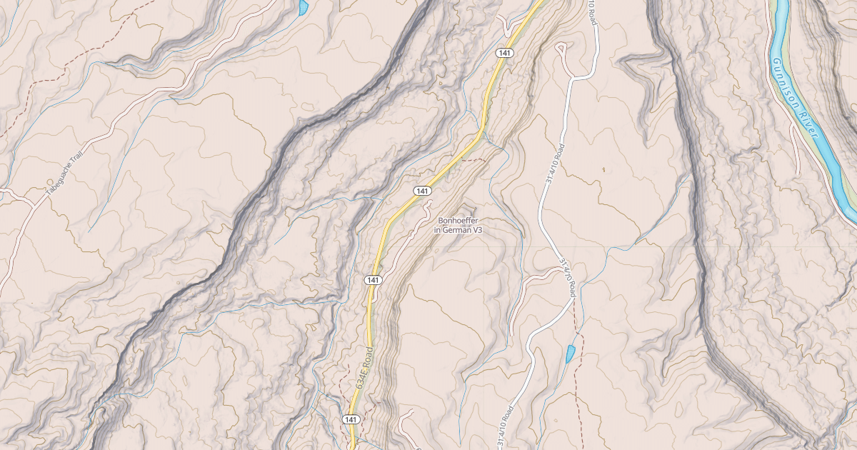 Map preview of Bonhoeffer in German