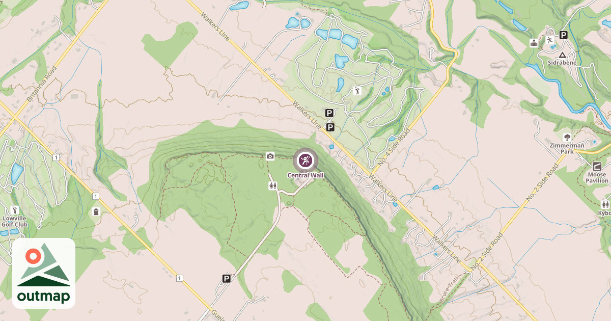 Map of Central Wall