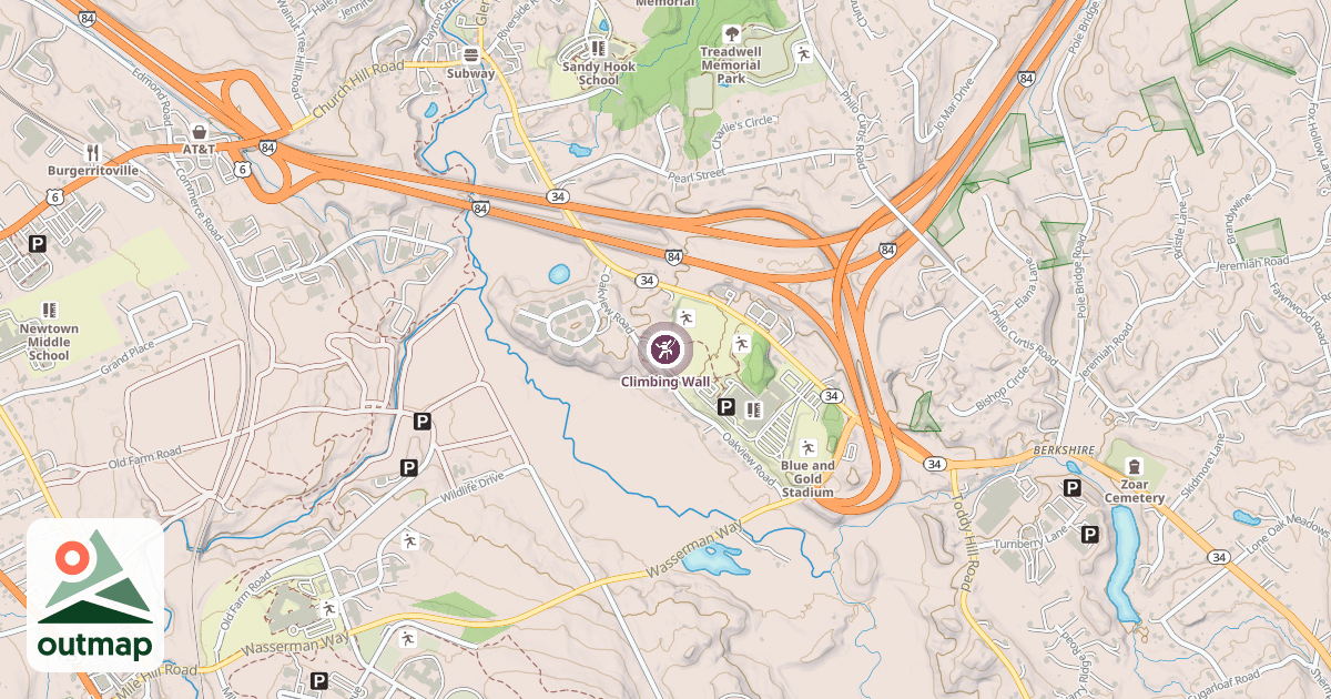 Map of Climbing Wall