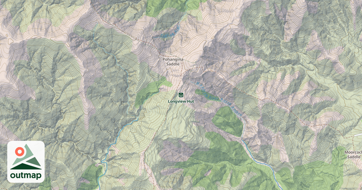 Map of Longview Hut