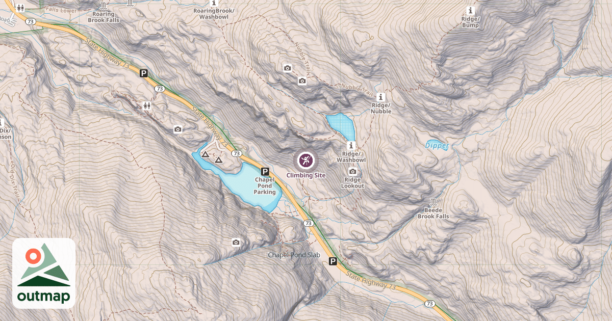 Map of Climbing Site