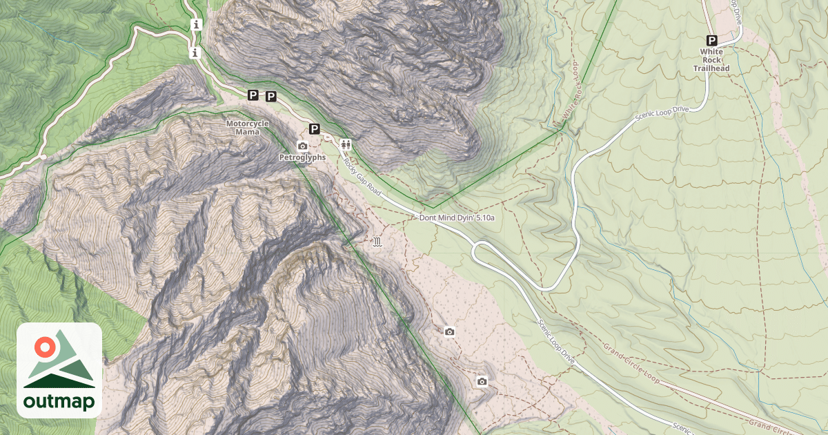 Map of Dont Mind Dyin'