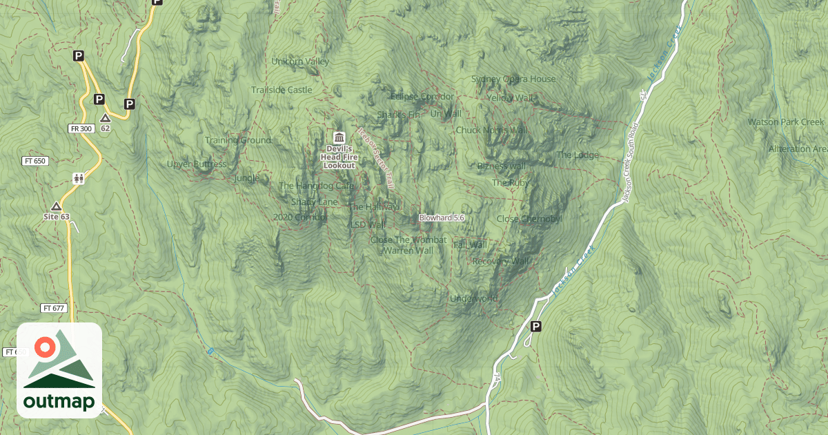 Map of Blowhard