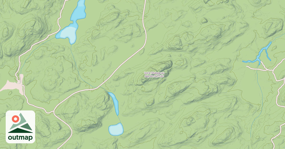 Map of Vol à l'étalage au dep du coin