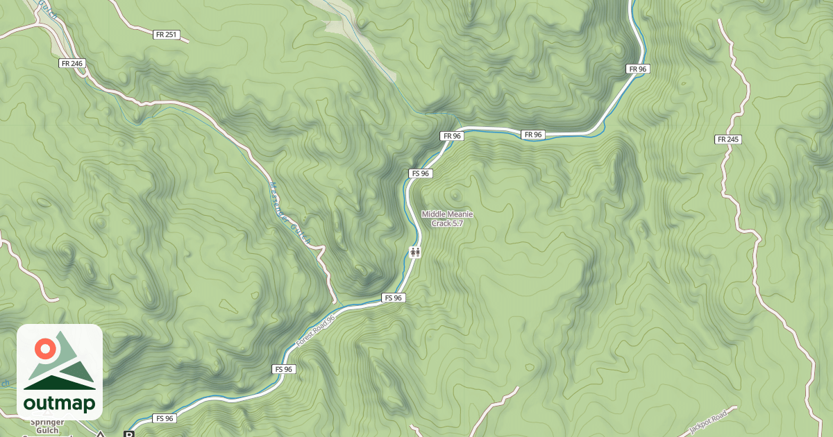 Map of Middle Meanie Crack