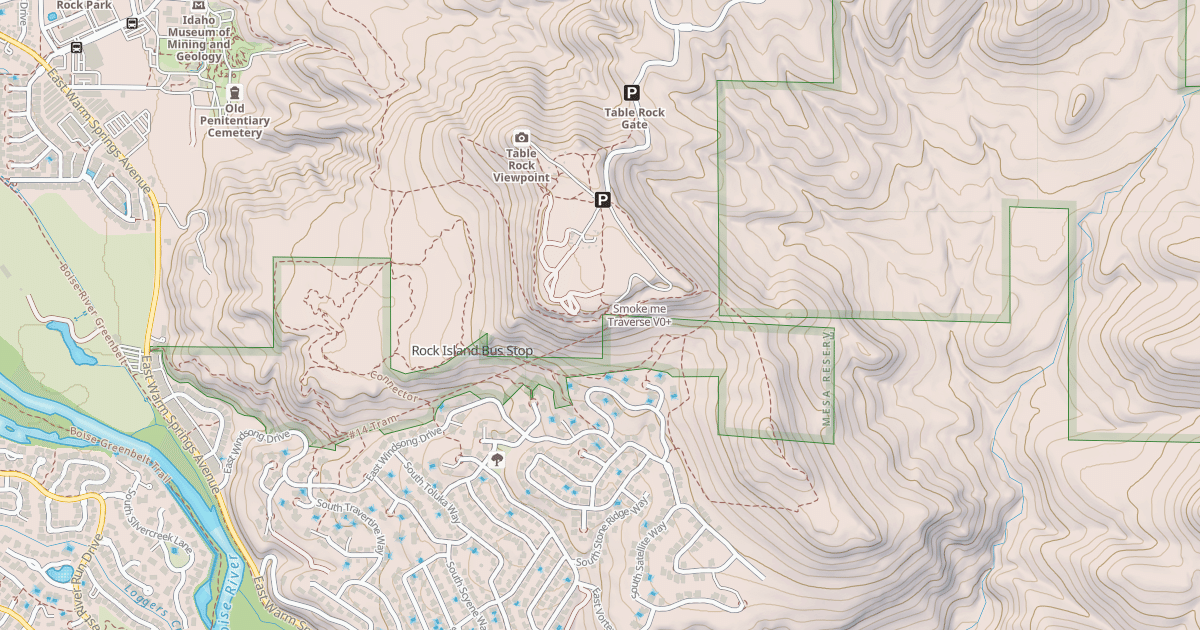 Map preview of Smoke me Traverse