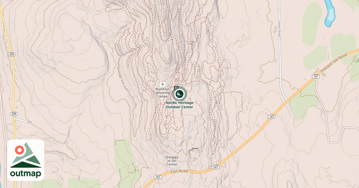 Map of Nordic Heritage Outdoor Center