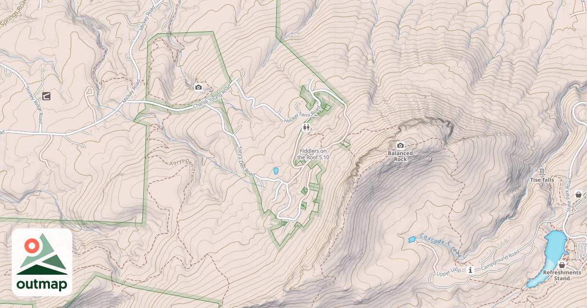 Map of Fiddlers on the Roof