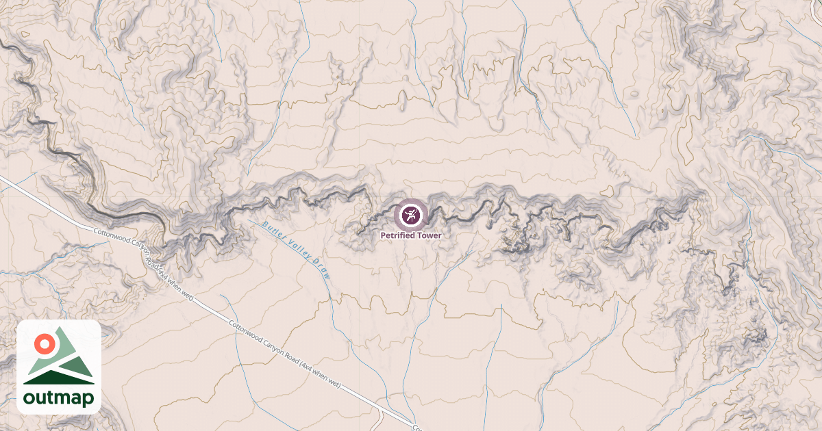 Map of Petrified Tower