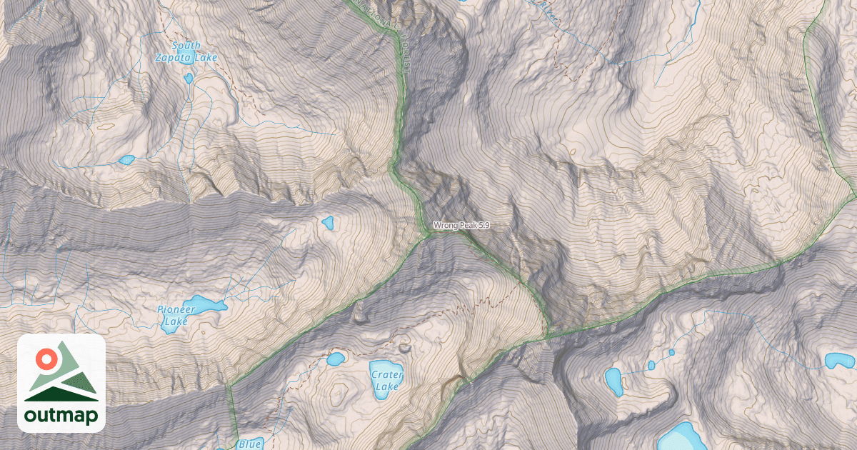 Map of Wrong Peak