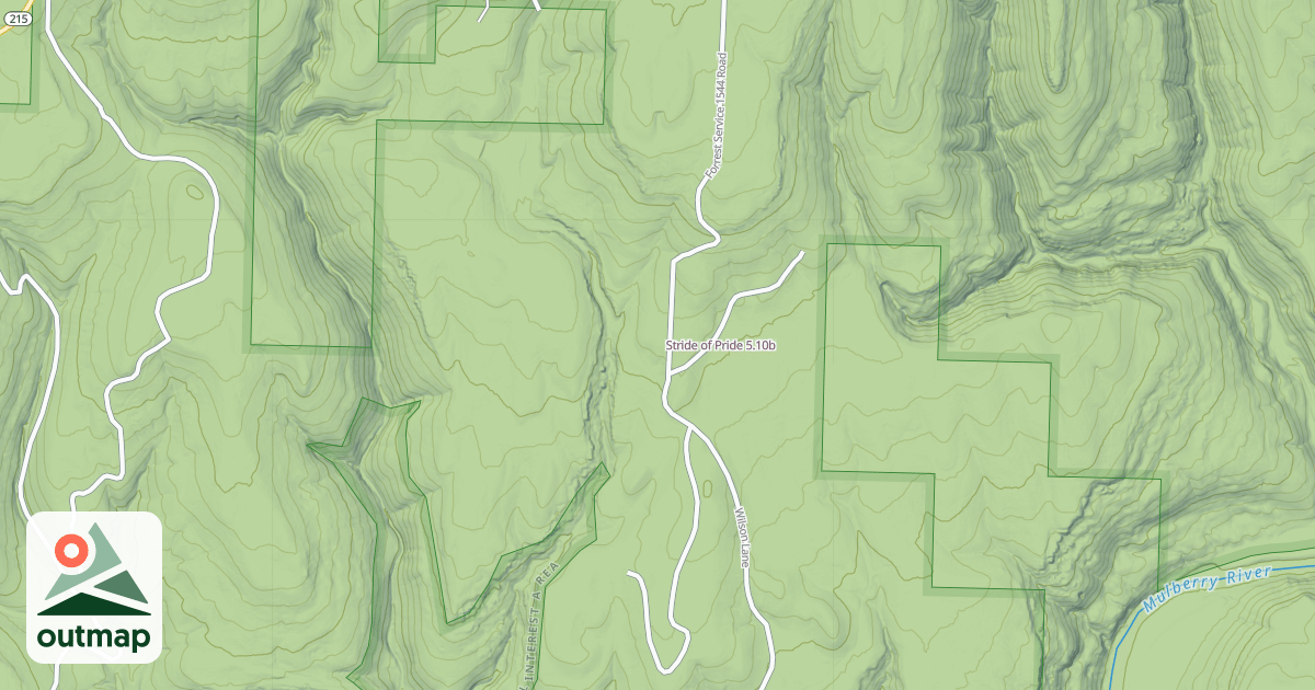 Map of Stride of Pride