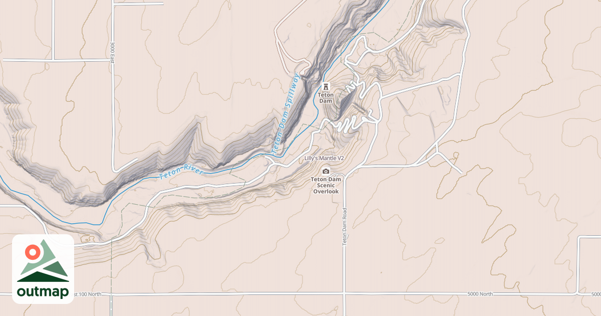 Map of Lilly's Mantle