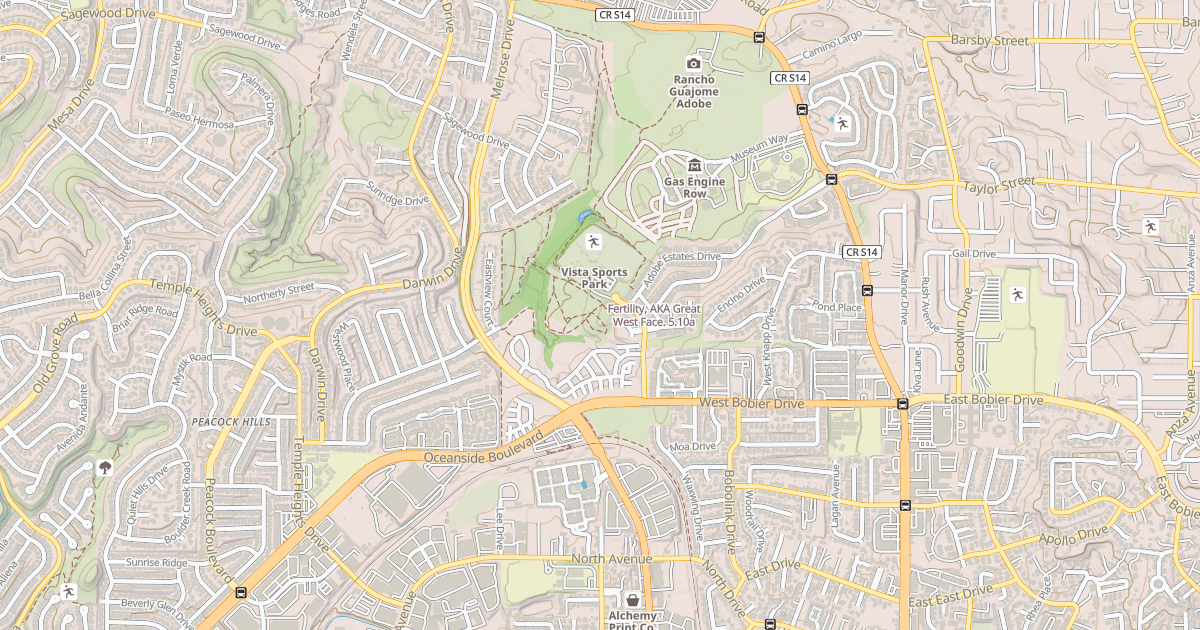 Map preview of Fertility, AKA Great West Face.