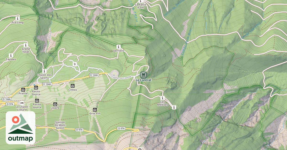 Map of Le Contrat