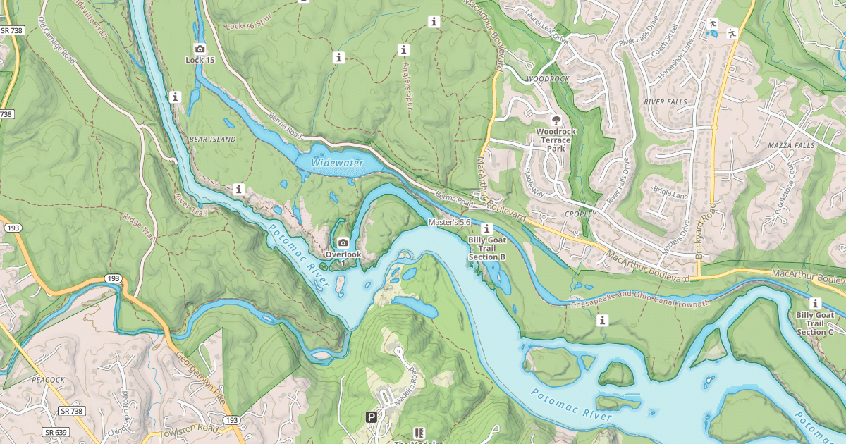 Map preview of Master's