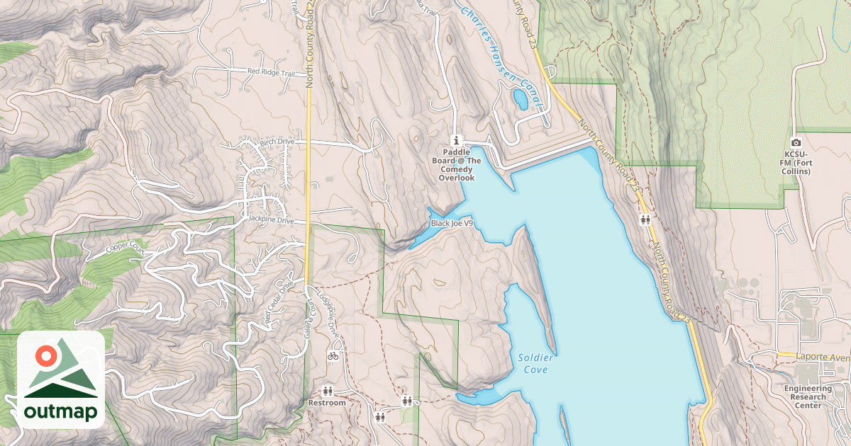 Map of Black Joe
