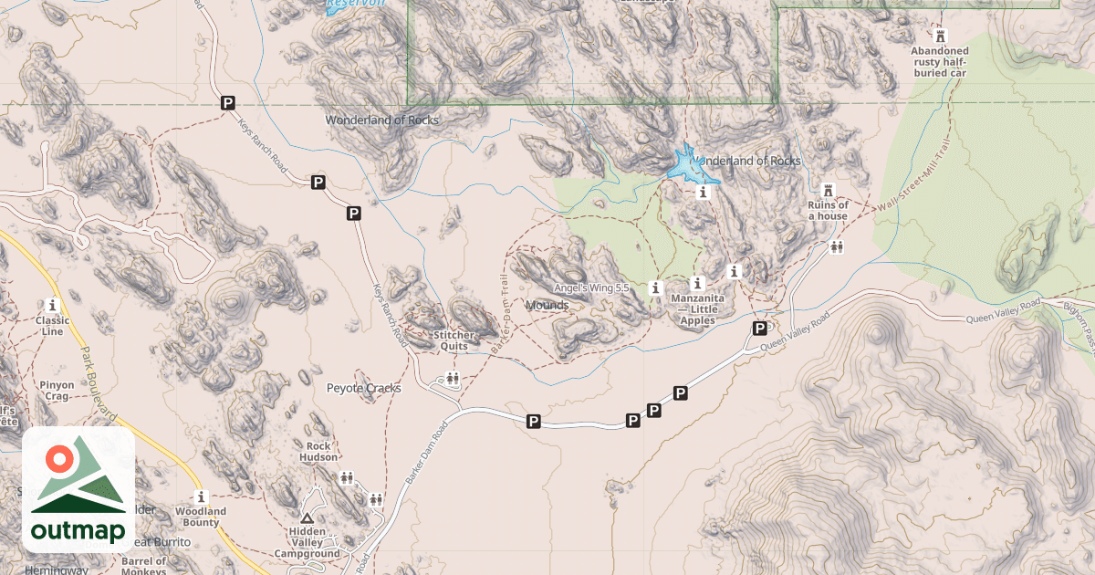 Map of Angel's Wing