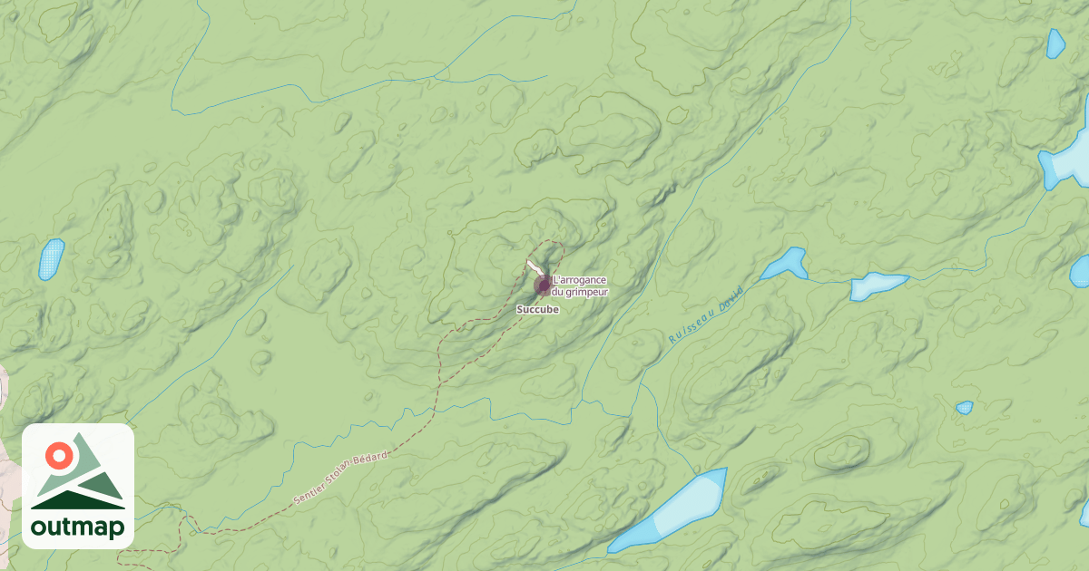 Map of L'arrogance du grimpeur