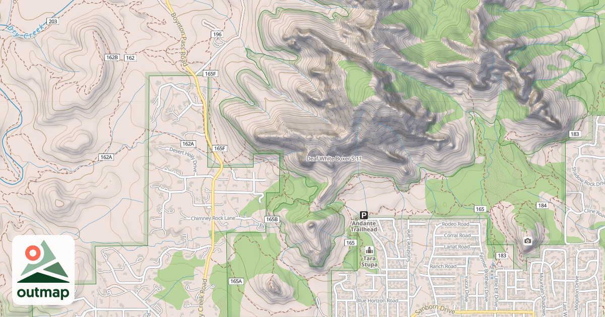 Map of Deaf White Boxer