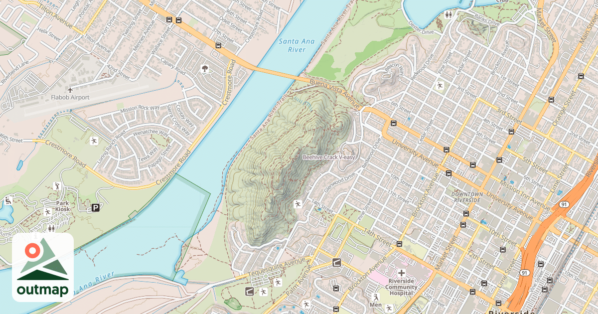 Map of Beehive Crack