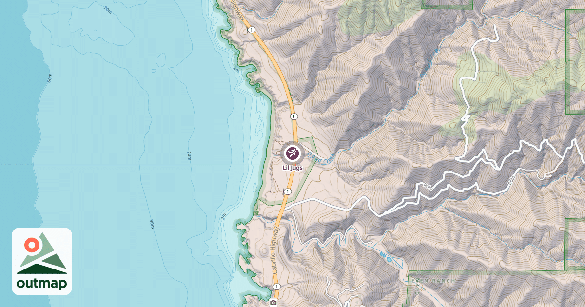 Map of Lil Jugs