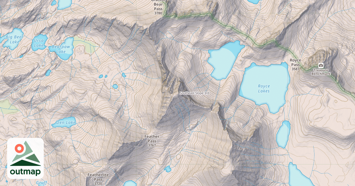 Map of Southeast Slope