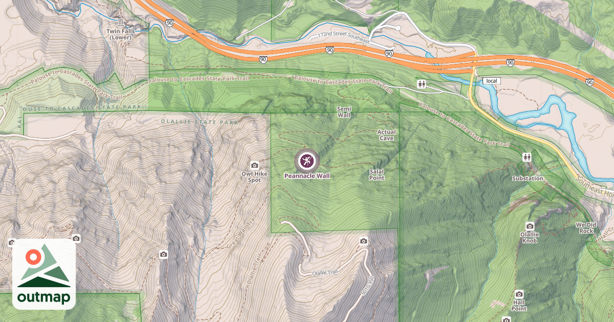 Map of Peannacle Wall