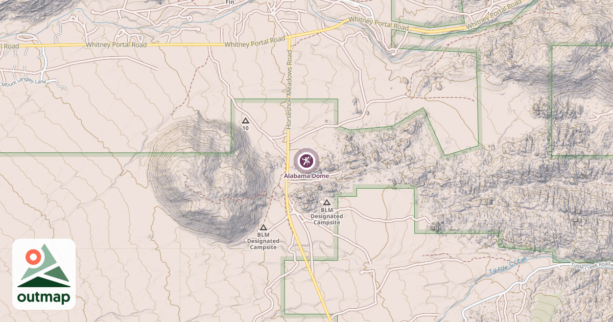 Map of Alabama Dome