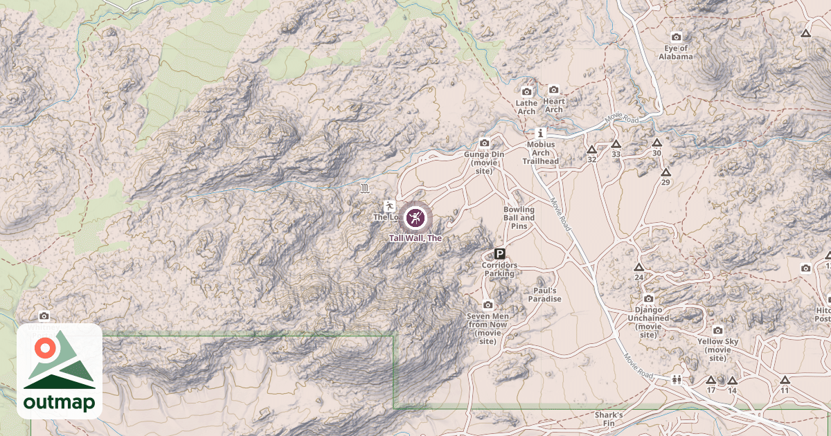Map of Tall Wall, The