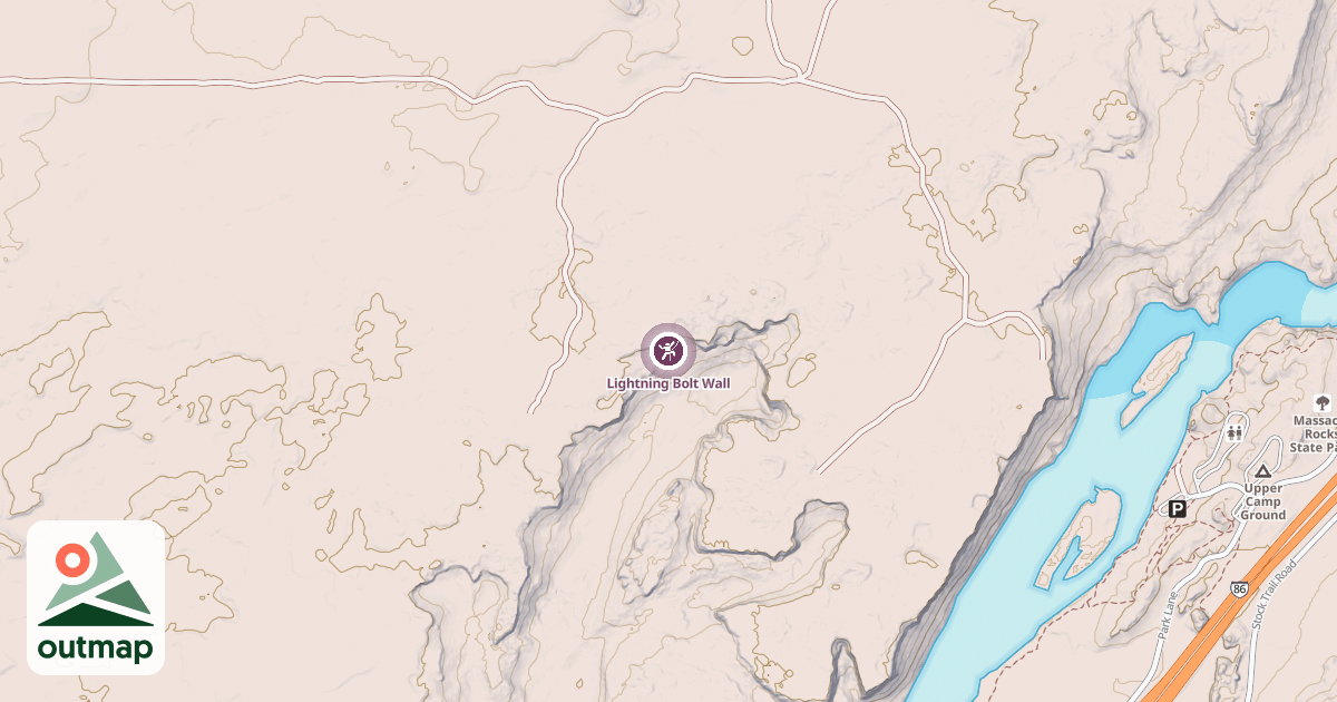 Map of Lightning Bolt Wall