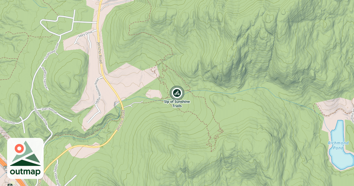 Map of Sip of Sunshine Trails