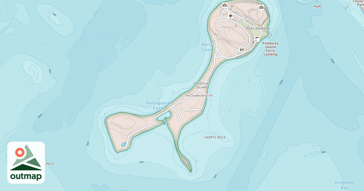 Map of The Downclimb