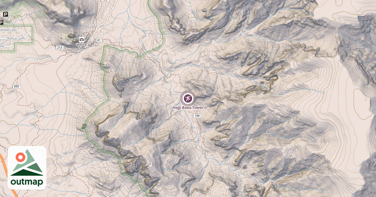 Map of Hajji Baba Tower