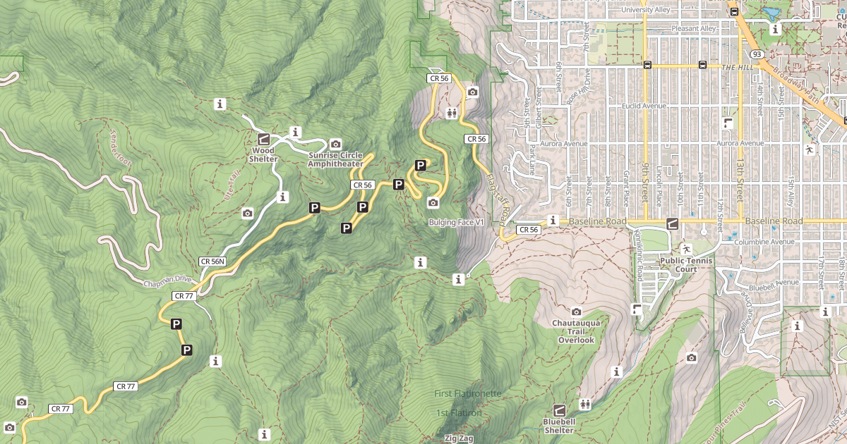 Map preview of Bulging Face