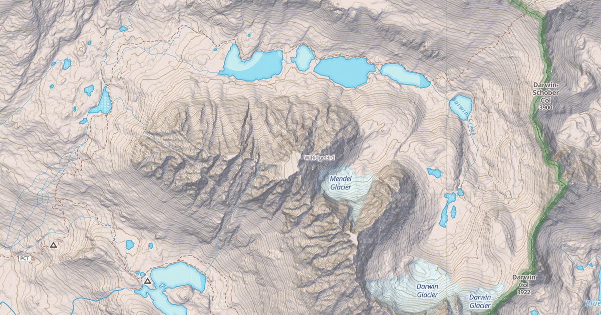 Map preview of W Ridge