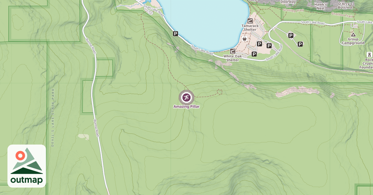 Map of Amazing Pillar