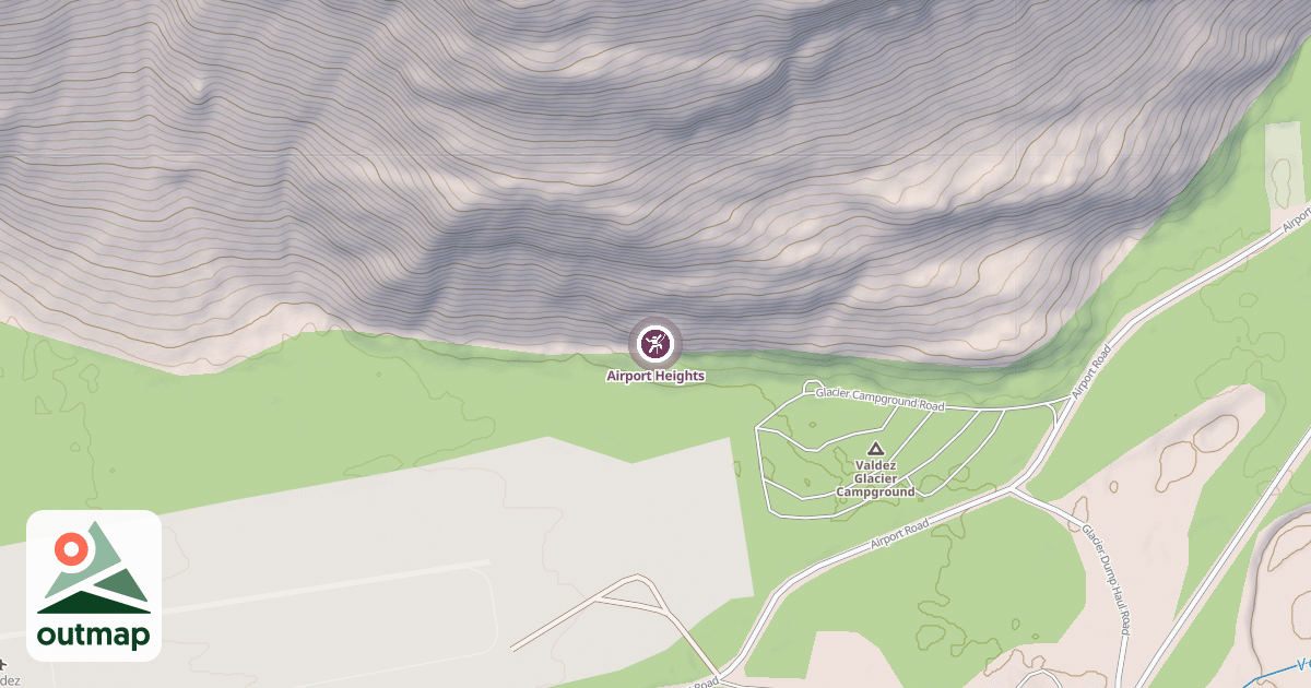 Map of Airport Heights