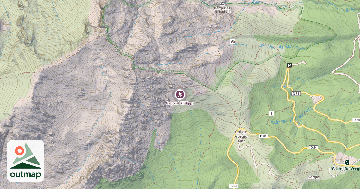 Map of Caporal Philipps